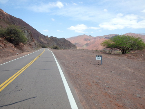 50 km to Cafayate.